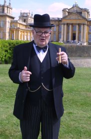 George at Blenheim Palace in June 2003